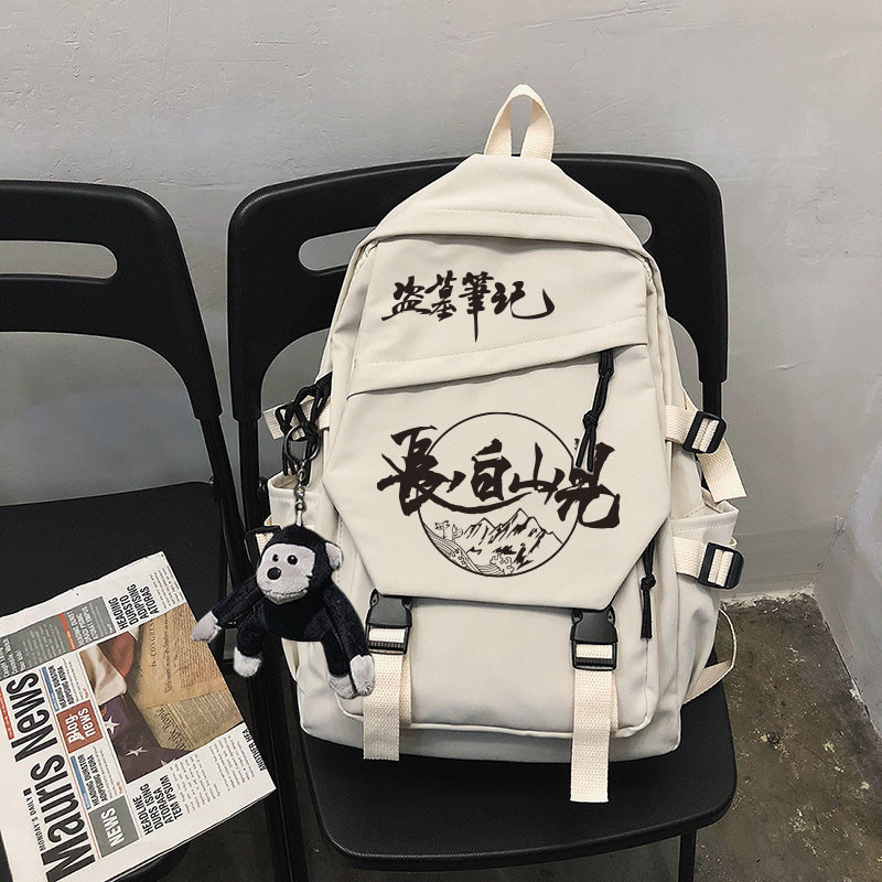盗墓书包周边笔记张起灵吴邪男女学生背包瓶邪二次元帆布包