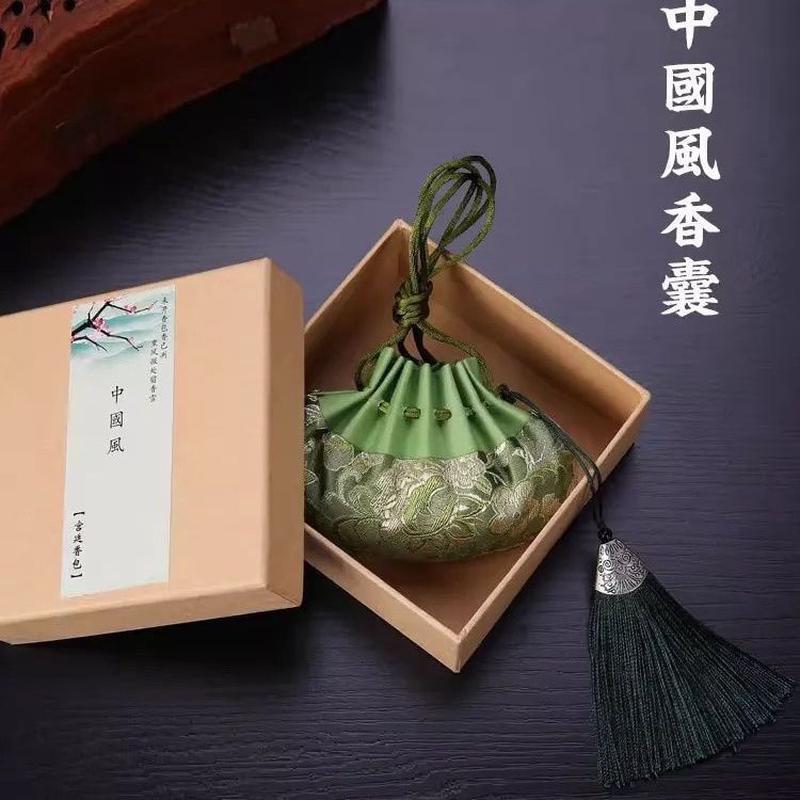 端午节香囊空袋艾草荷包古风端午香囊香袋随身挂件diy材料包刺绣