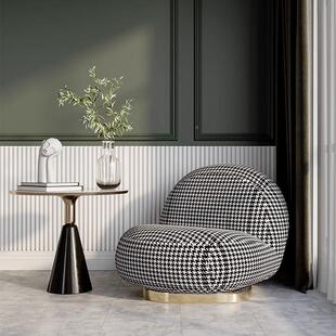 风羊羔毛厅懒5人沙发轻奢胖北子客卧室欧网红阳台休闲桌椅单人沙