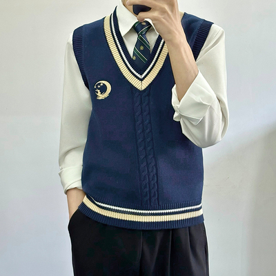 dk制服毛衣背心休闲百搭