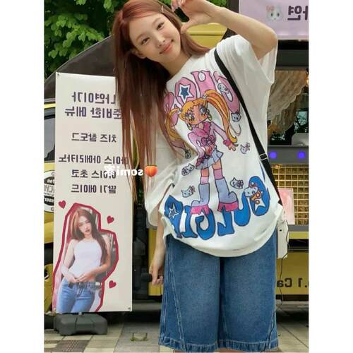 somi家韩国niceghostclub soulpusssycat短袖T恤林娜琏jayjay同款