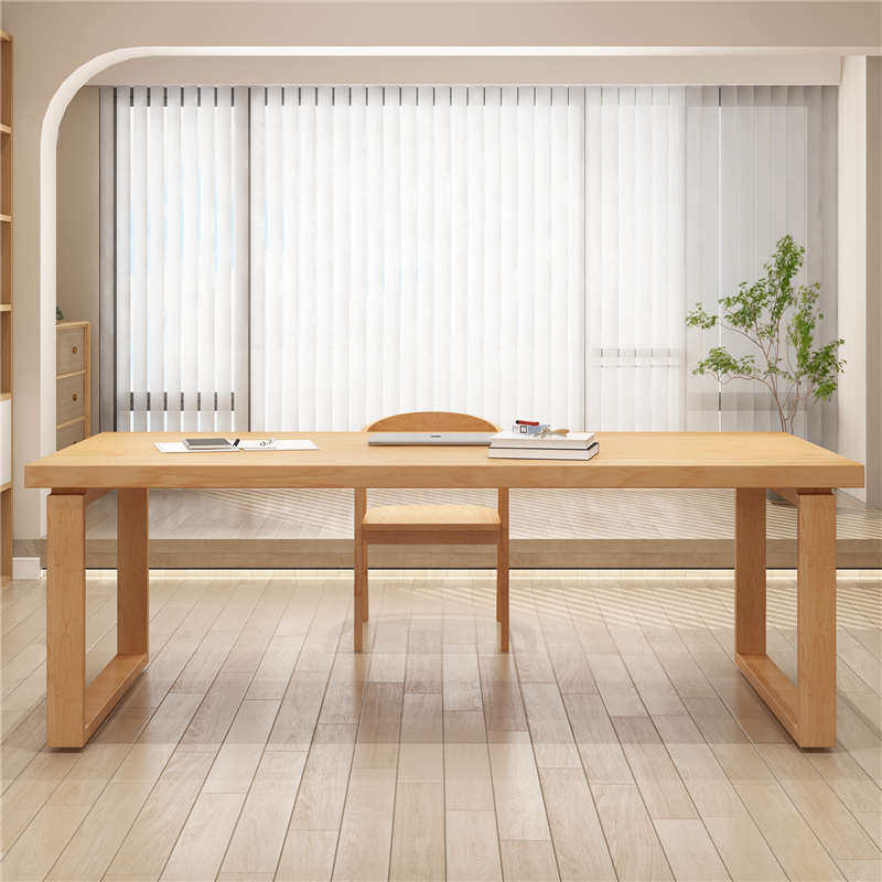实木书桌客厅长条桌家用办公电脑桌工作台莫比恩大板桌双人学习桌,住宅家具,电脑桌,淘宝优惠券,粉丝福利购,淘宝优惠卷