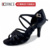 Classic Silk - Black - 8cm Wedge Heel