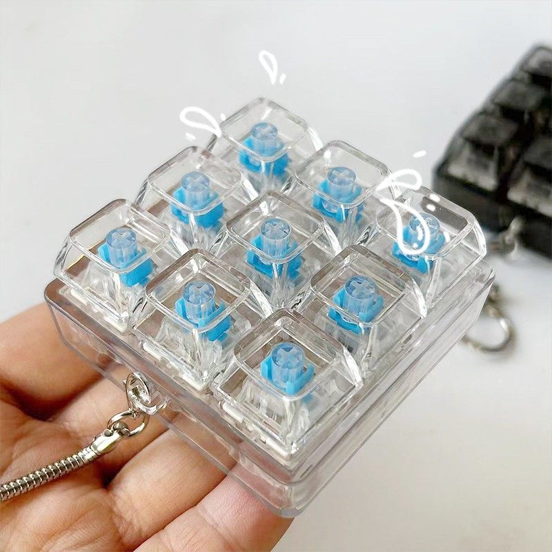 带灯糖果配色解压神器全透明亚克力底座PC高透明材质按压神器清脆,玩具/童车/益智/积木/模型,发光玩具,淘宝优惠券,粉丝福利购,淘宝优惠卷