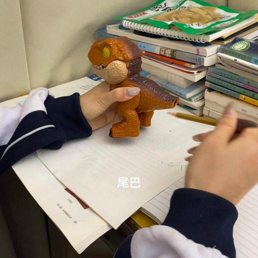 这恐龙就这么水灵灵的变成文具了