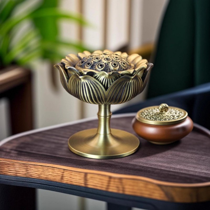 纯铜香炉家用上香炉鼎炉檀香室内盘香炉供奉摆件香炉垫线香沉香炉,家居饰品,香薰炉,淘宝优惠券,粉丝福利购,淘宝优惠卷