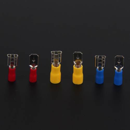 6.3插簧公插片母全绝缘冷压端子插簧接线端头4.82.8接插件