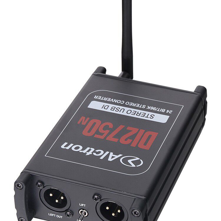 爱克创（Alctron）DI2750N立体声USB阻抗变换器即插即用DI盒黑色