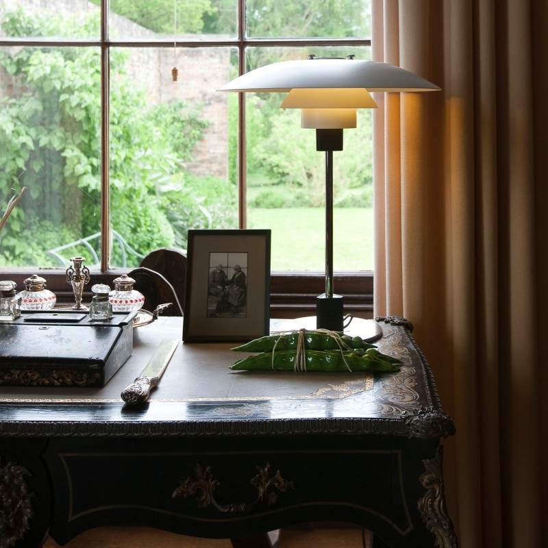 北欧铝材白色多层Louis Poulsen PH 4/3 Table Lamp 装饰卧室台灯