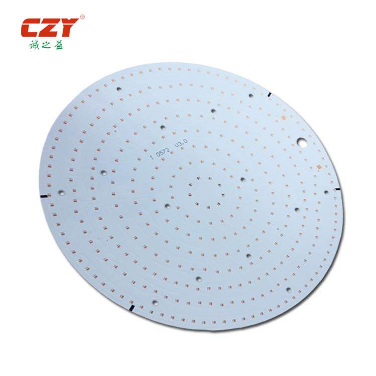 led铝基板生产  1.2MM单面高端led圆形大功率工矿灯铝基板