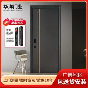 不锈钢入户门自建房商品房甲级防盗门家用指纹锁别墅大门