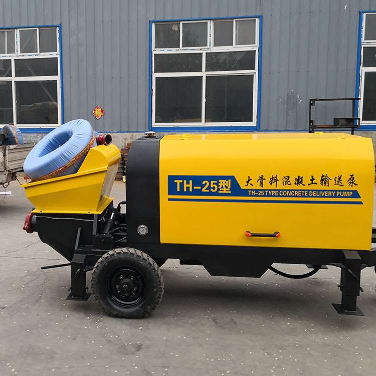 混凝土浇注泵斜式大骨料混凝土输送泵30型混凝土二次构造泵