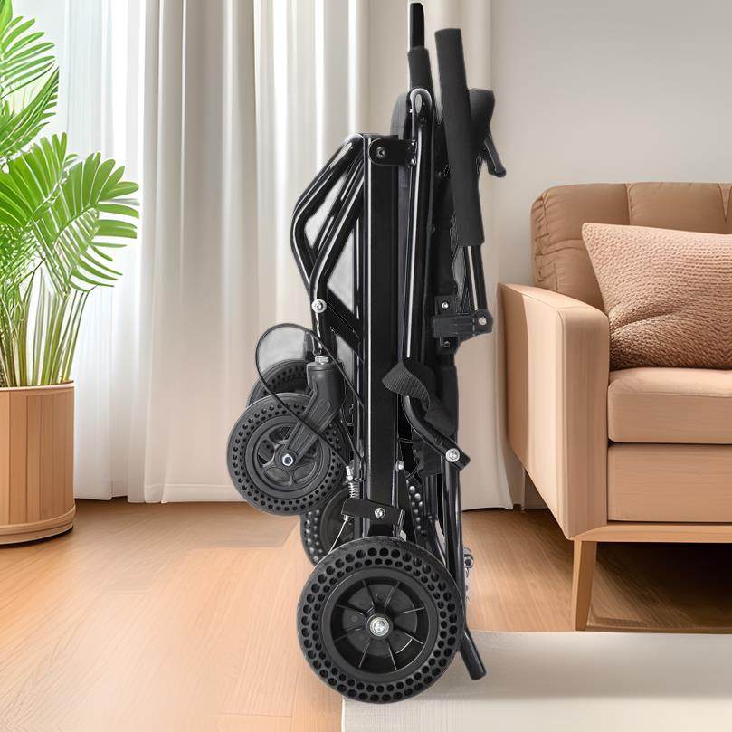 轮椅折叠轻便老年人专用手推车代步车小型便携式超轻旅游外出神器