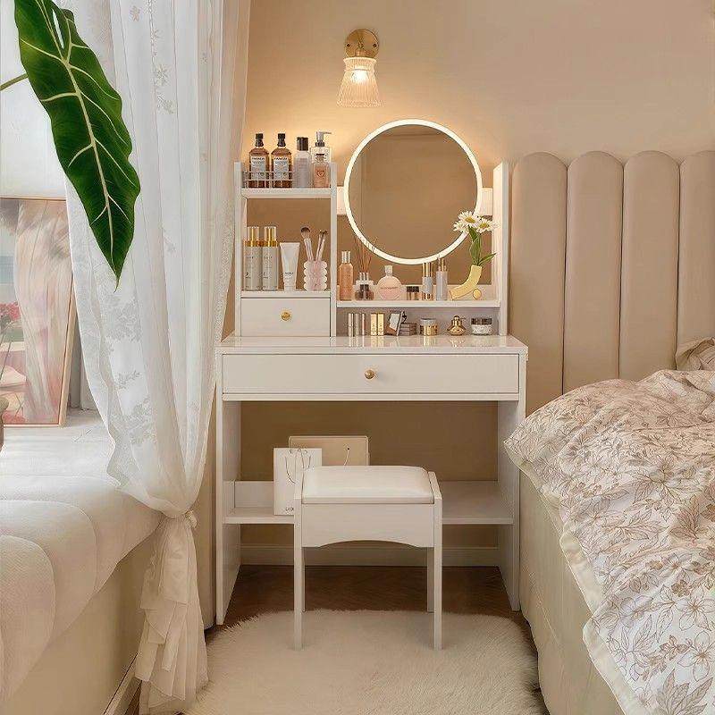 梳妆台小型60cm迷你化妆柜一体卧室简约现代小户型2025新款化妆桌