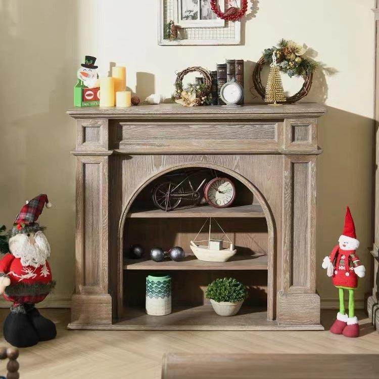 美式乡村实木壁炉架装饰柜法式现代做旧复古客厅玄关置物架电视柜,农机/农具/农膜,其它农用工具,淘宝优惠券,粉丝福利购,淘宝优惠卷