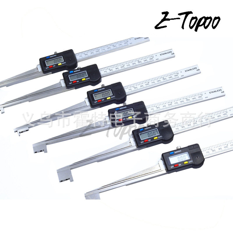 HUOTO0.2-10MM-20MM-30MM-40M0.01MM不锈钢数显塞尺楔形塞尺斜面