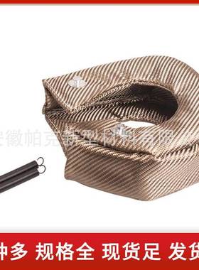 钛金色黑色银色锡箔纸增压器隔热罩耐高温防火罩阻燃涡轮包裹罩