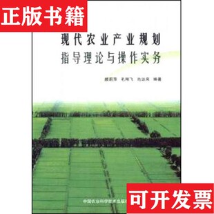 正版 肖运来著中国农业科学技术出版 现货 毛翔飞 社 现代农业产业规划指导理论与作实务顾莉萍