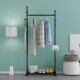 网红家用立式 挂衣架落地卧室轻奢室内衣帽架客厅进门移动衣服架子