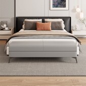 卧室床尾凳床榻意式 凳床头边储物收纳沙发凳长凳 夫妻皮长条凳换鞋