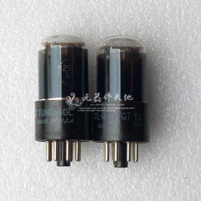 早期TUNG-SOL喷墨下机12SL7胆机电子管 测试配对 一只价
