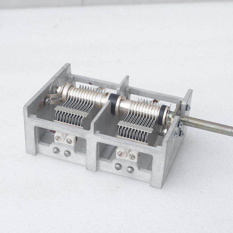 拆机老货2*21PF-225PF天调天线制作DIY铝片双联可变可调可电容器