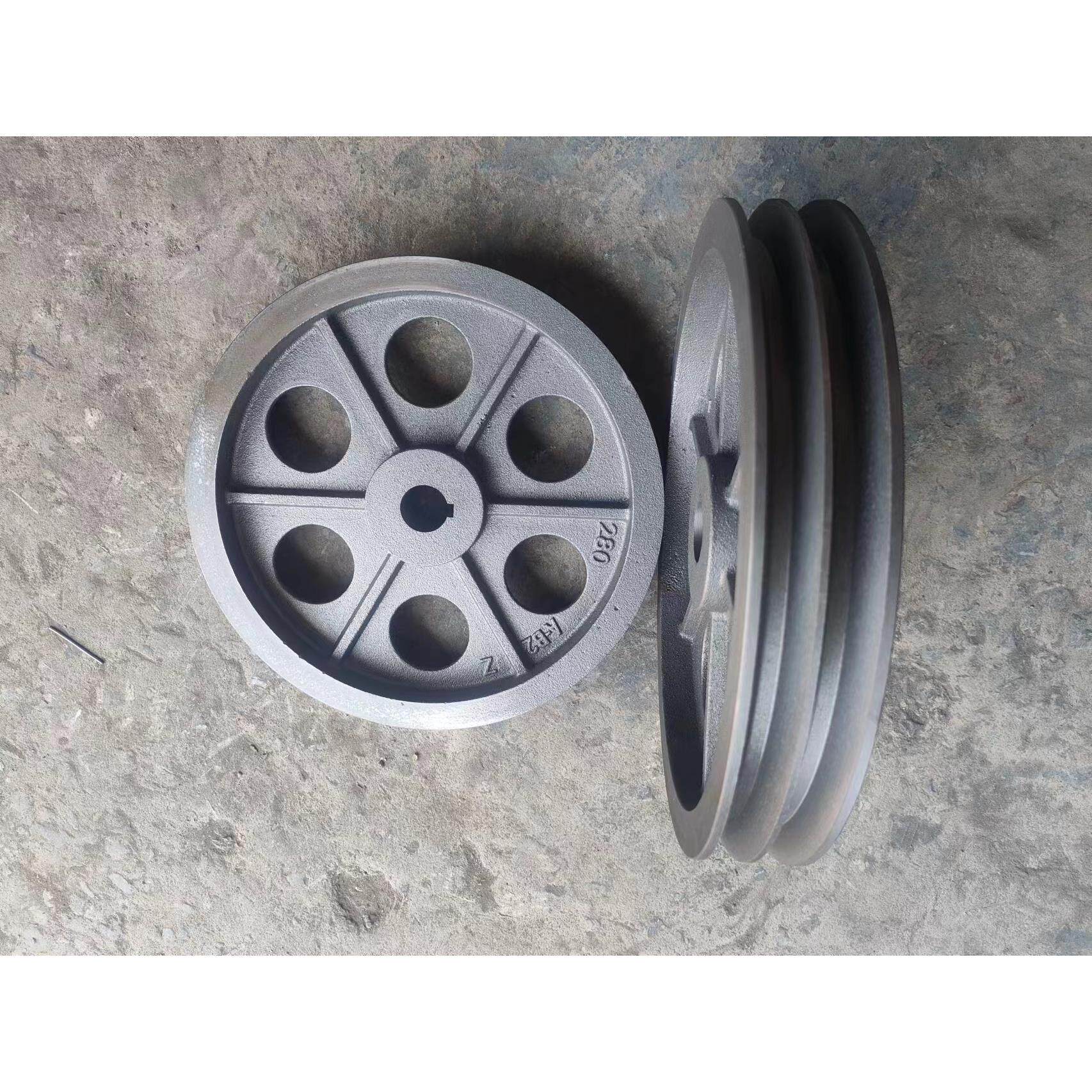 加厚中标皮带轮皮带盘220-400双槽B型带轮电机轮减速机轮半国标