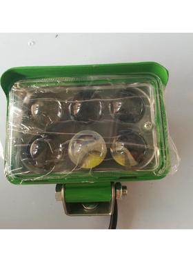 绿色3寸方6珠汽车led货车射灯聚光超亮12伏24v通用改边