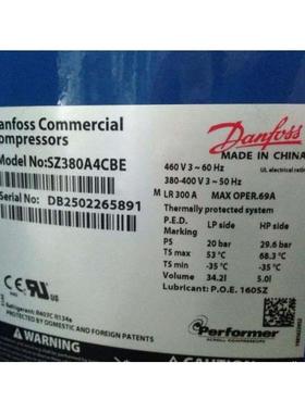 SY380A4CBB SY380A4CBC SZ380A4CBA原装新丹佛斯百福马30匹压缩机