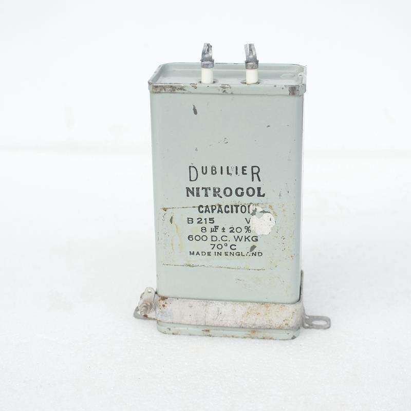 英国大地DUBILIER下机8UF 600V 200V油浸胆机发烧电容
