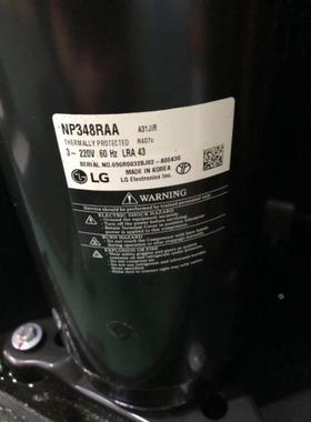 NP348RAA 全新原装 LG制冷设备压缩机 三相200V R407C 60Hz