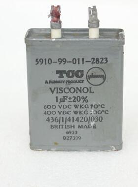 英国下机TCC 1UF 600V 1UF 400V油浸胆机发烧电容