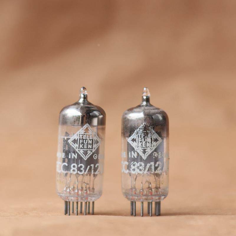 标德律风根12AX7/ECC83电子管发烧音响胆机管无菱角一对价