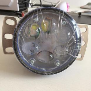 蓝色凸透镜聚光超亮霸龙507前雾灯led乘龙609天锦威龙赛龙新大威