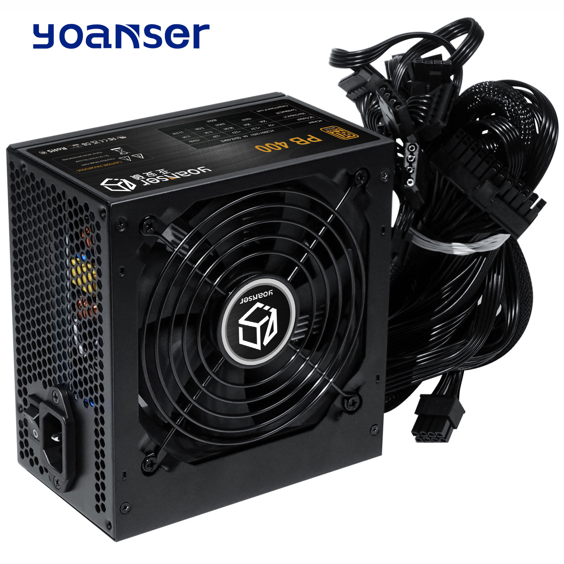 电脑电源铜牌400W,机箱电源铜牌,PC电源铜牌,ATX电源铜牌400W
