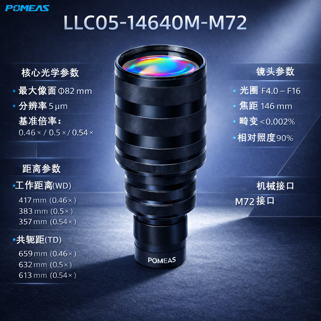 普密斯16K工业TV镜头M72/J146mm
