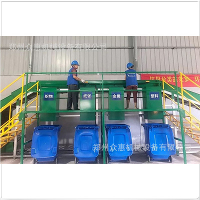 众惠垃圾消纳场处理设备 建筑垃圾再生利用机械 装修垃圾分拣机器