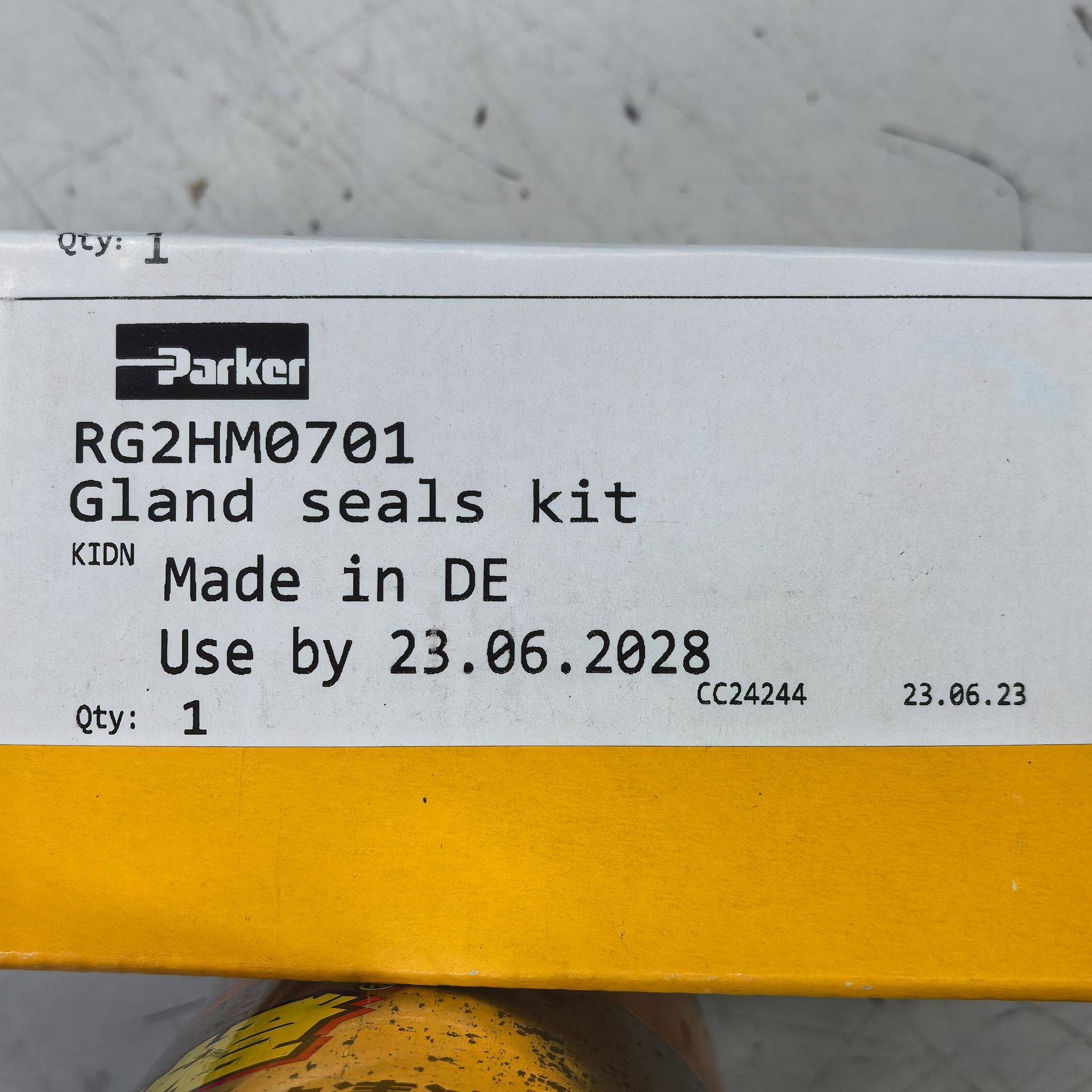 RG2HM0701 # Parker密封套件、油缸密封