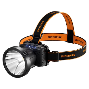 神火强光头灯头戴式超长续航可充电超亮远射感应钓鱼灯户外夜钓灯
