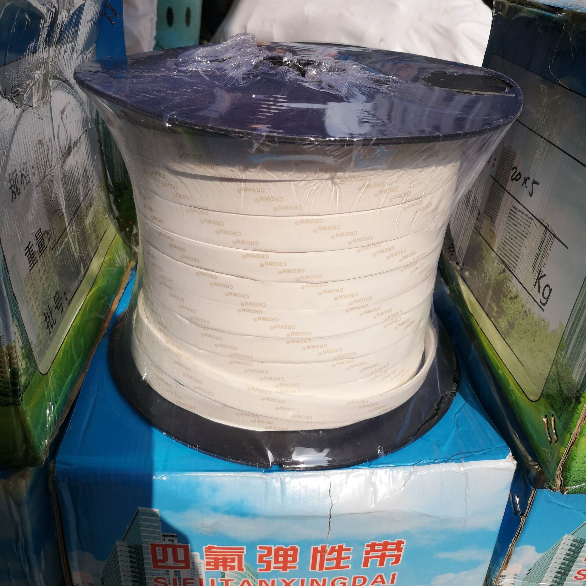 聚四氟乙烯密封条 四氟弹性带 膨胀弹性带 PTFE密封带 四氟海绵条