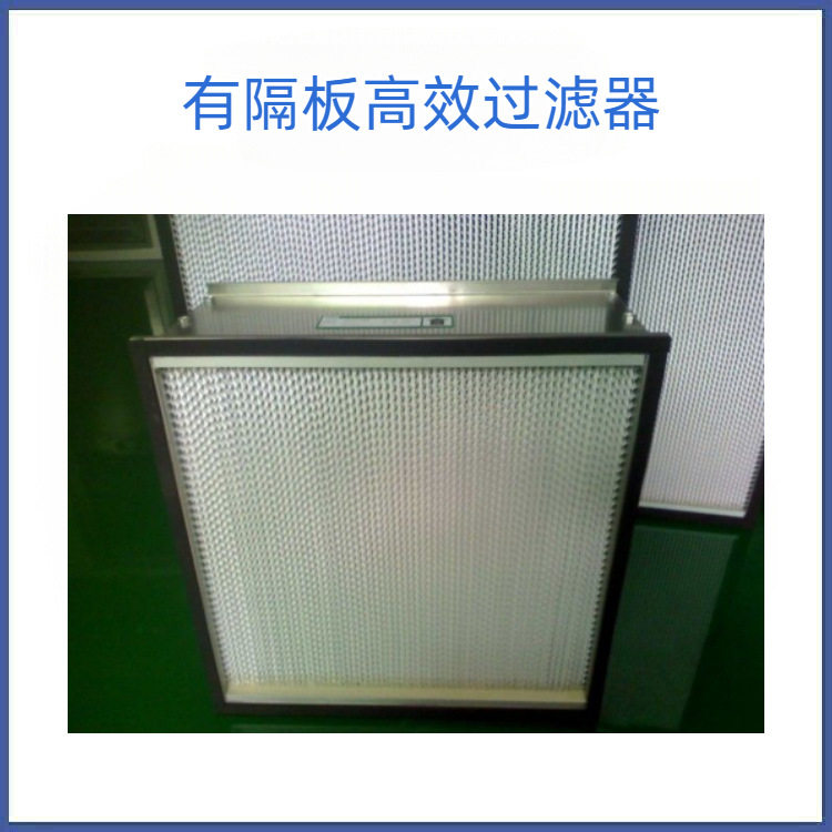 有隔板高效空气过滤网