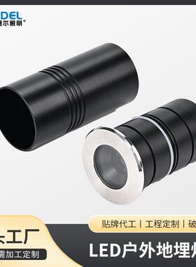 3号led地埋灯IP67防水嵌入式圆形泳池灯公园广场墙体户外氛围灯