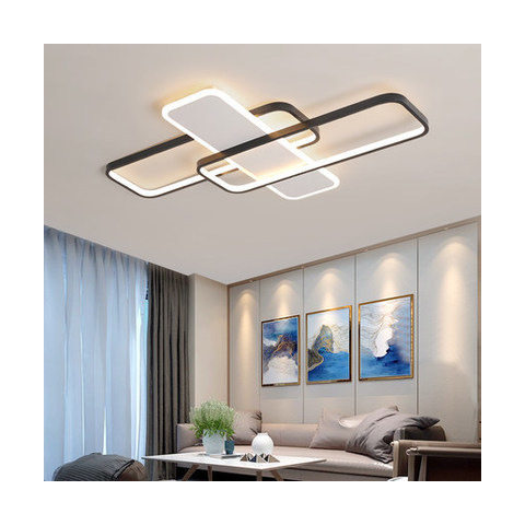 2020新款北欧客厅led吸顶灯长方形高档轻奢简约现代大气家用灯具