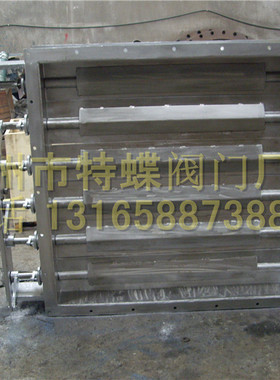 厂家直销 大型管道 电动方形百叶阀  风量调节器 TESB