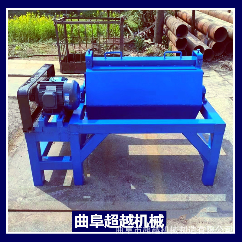 超越机械 封闭式火烧铁滚筒抛光机 鹅卵石自动打磨机器产品简介