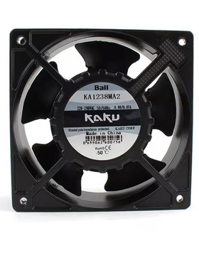 全新KA1238MA2卡固KAKU 12038 220V 0.08A 全金属耐高温风扇