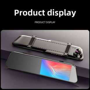 Dual-Lens Dashcam with Front/Rear Recording High-Definition