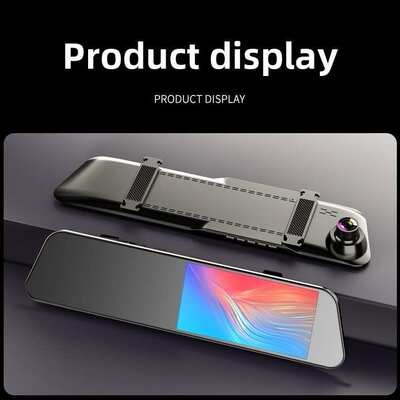 Dual-Lens Dashcam with Front/Rear Recording High-Definition