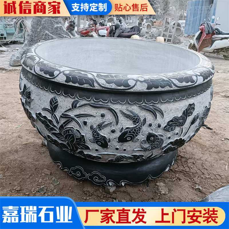 源头厂家直发 石雕青石鱼缸花缸花岗岩 别墅庭院园林用仿古雕花盆,农机/农具/农膜,其它农用工具,淘宝优惠券,粉丝福利购,淘宝优惠卷