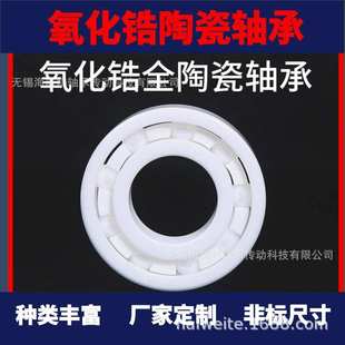 厂家直供陶瓷轴承6304CE氧化锆全高速高温无磁304耐高温